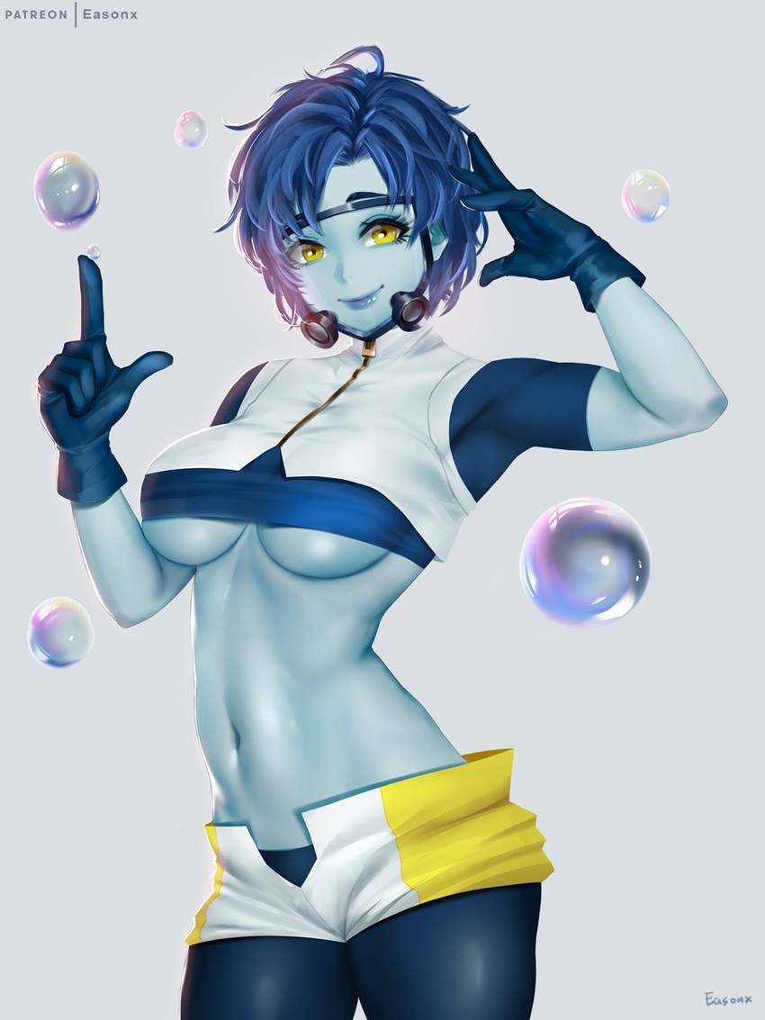 bubble girl (boku no hero academia) drawn by easonx