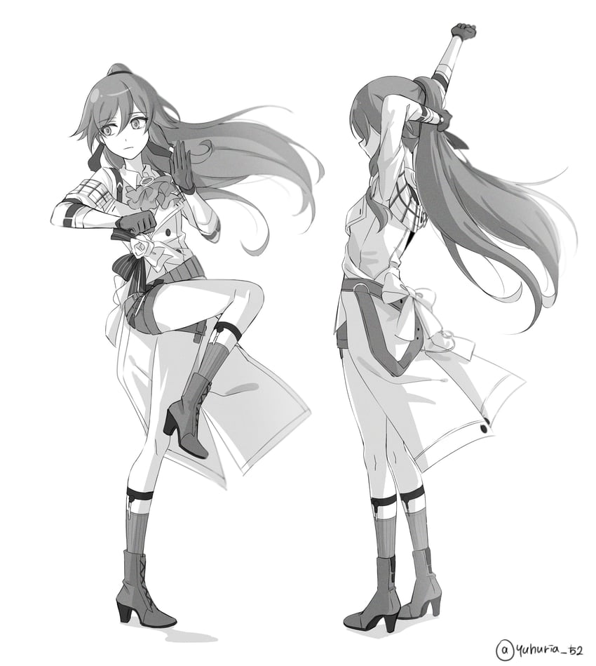 fu hua (honkai and 1 more) drawn by yuhuria_52