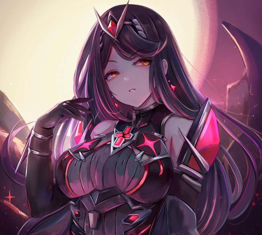 mythra (xenoblade chronicles and 2 more) drawn by leonmandala