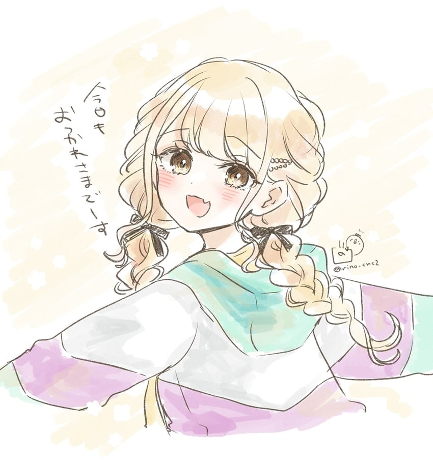 fujita kotone (idolmaster and 1 more) drawn by rino_cnc