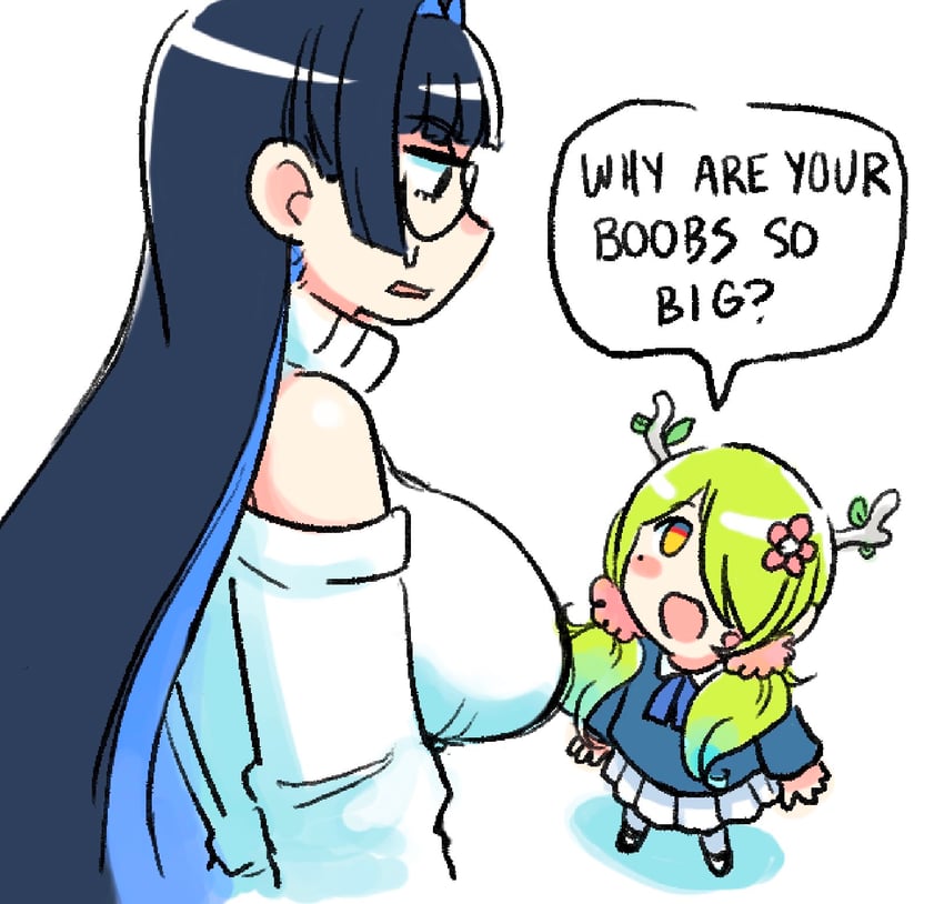 ouro kronii and ceres fauna (hololive and 1 more) drawn by pie_(aipiepo)
