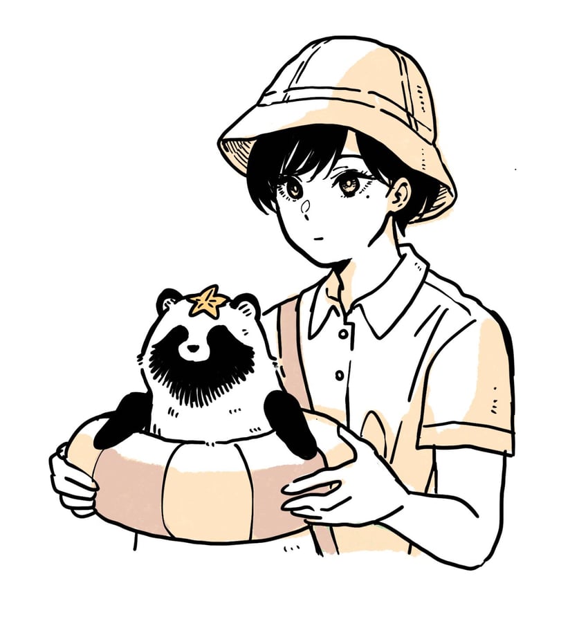 tanuki and fuji (ame to kimi to) drawn by nikaidou_kou