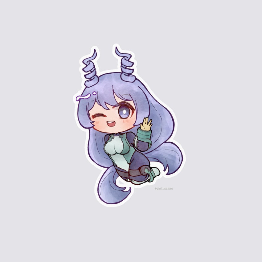 hado nejire (boku no hero academia) drawn by alice_love_game
