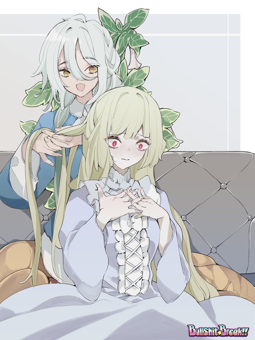 hakamori and vailer (alpaca connect and 1 more) drawn by oinomori_sora