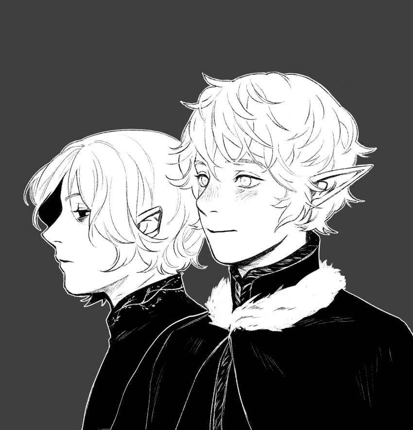 mithrun and mithrun's brother (dungeon meshi) drawn by tsy