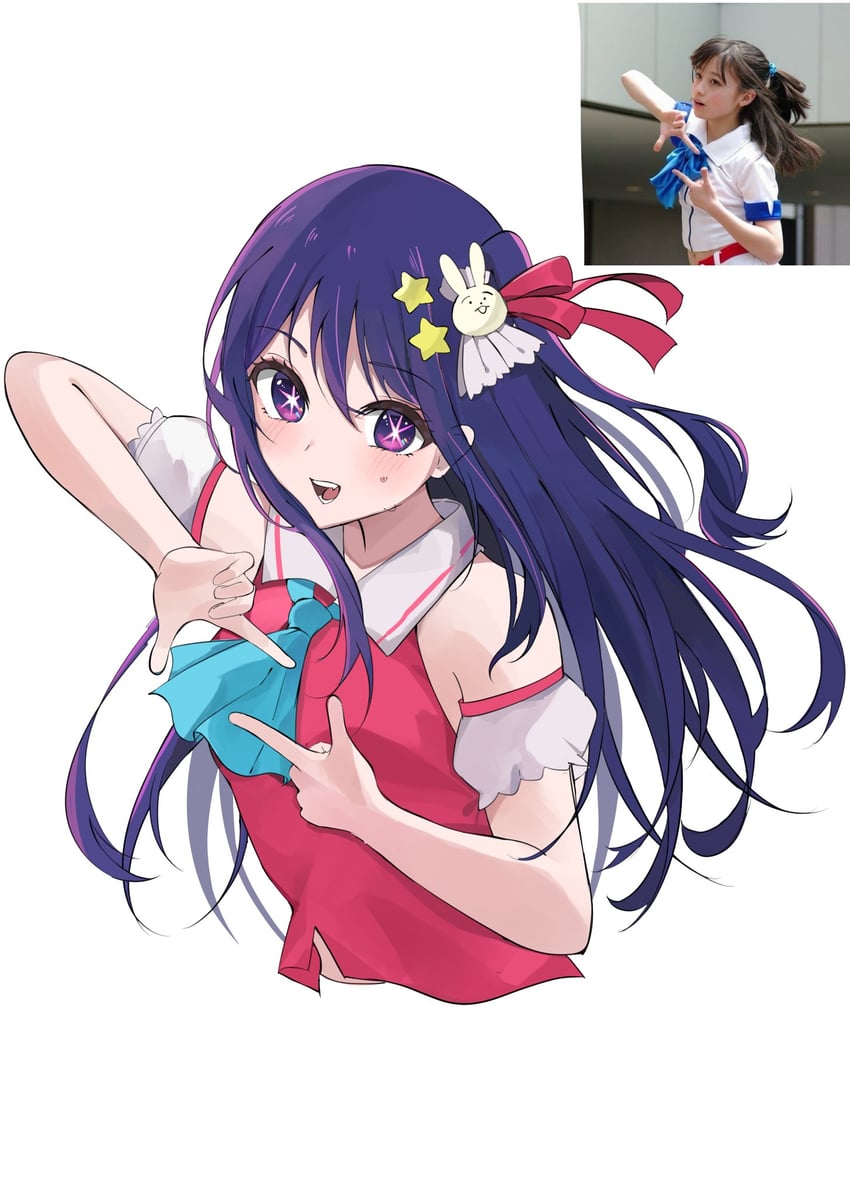 hoshino ai and hashimoto kanna (oshi no ko) drawn by waimoniku