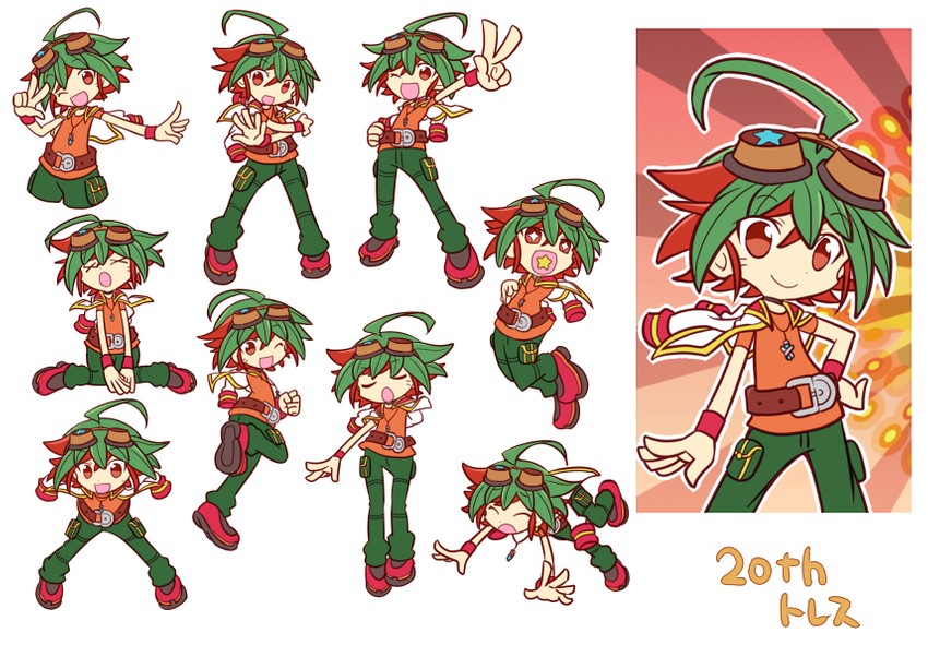 sakaki yuya (yu-gi-oh! and 2 more) drawn by rento_(rukeai)