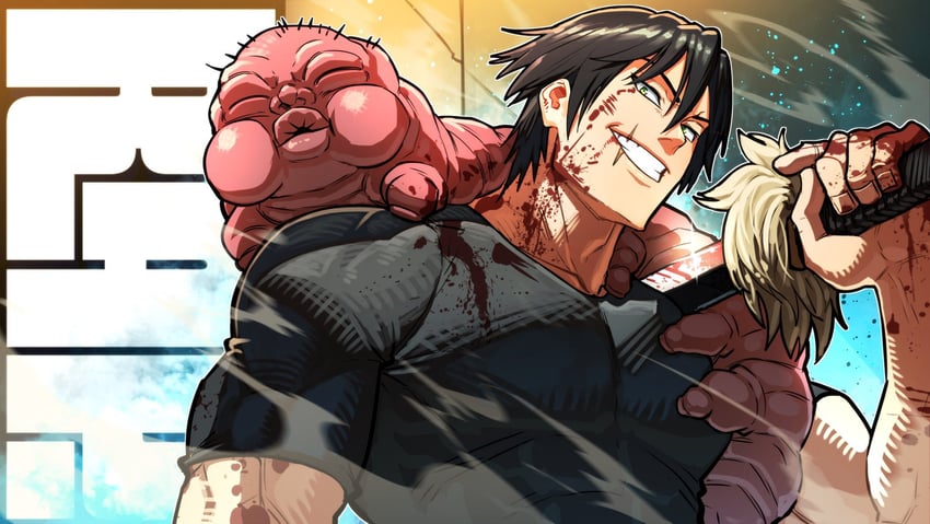 fushiguro touji and inventory curse (jujutsu kaisen) drawn by thirdphp