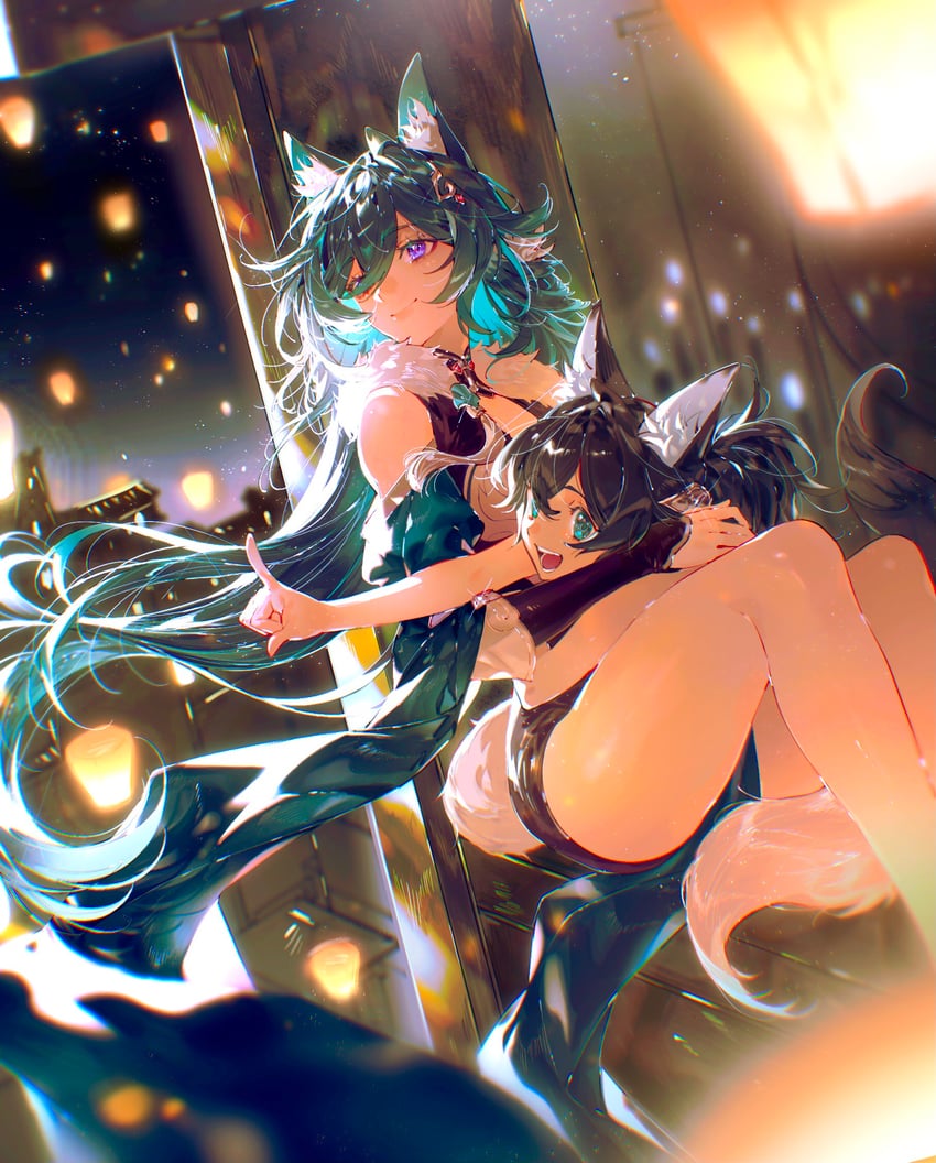tingyun and yukong (honkai and 1 more) drawn by oarfish_(artist)