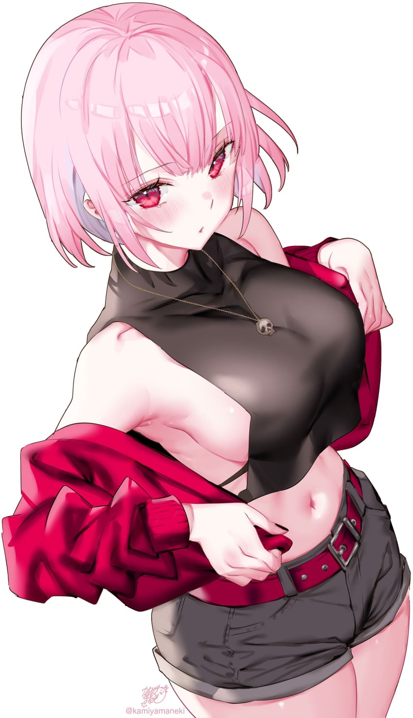 mori calliope (hololive and 1 more) drawn by kamiya_maneki