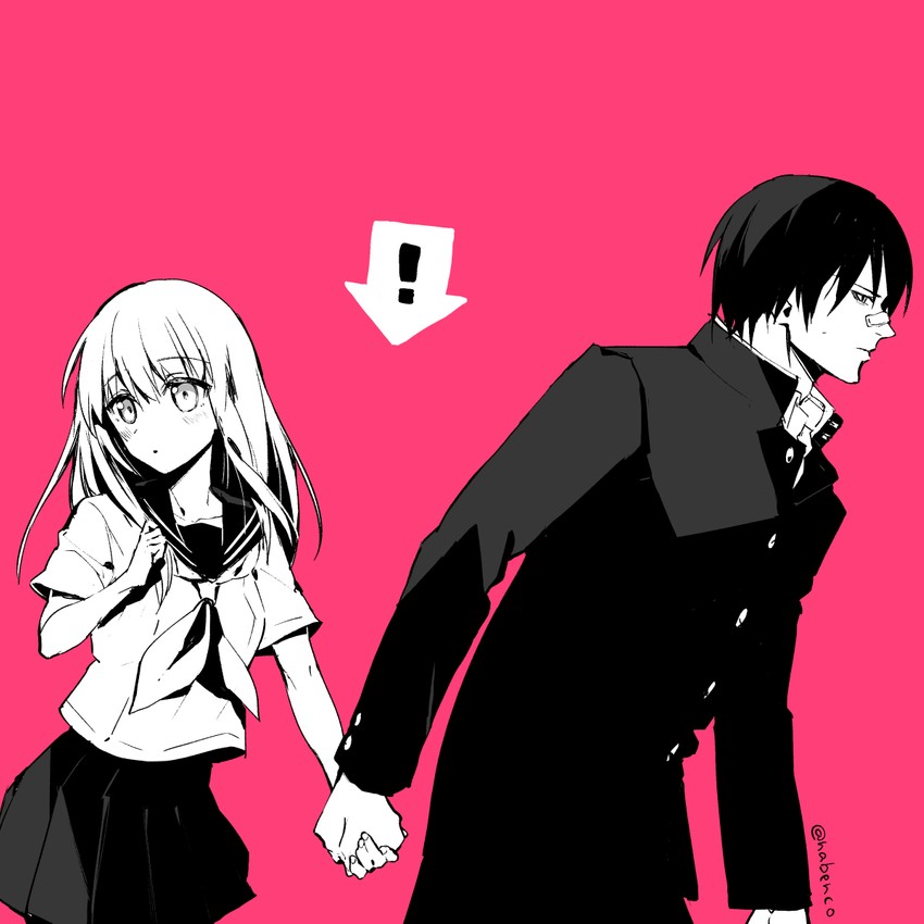 cibo and killy (blame! and 1 more) drawn by nabenko