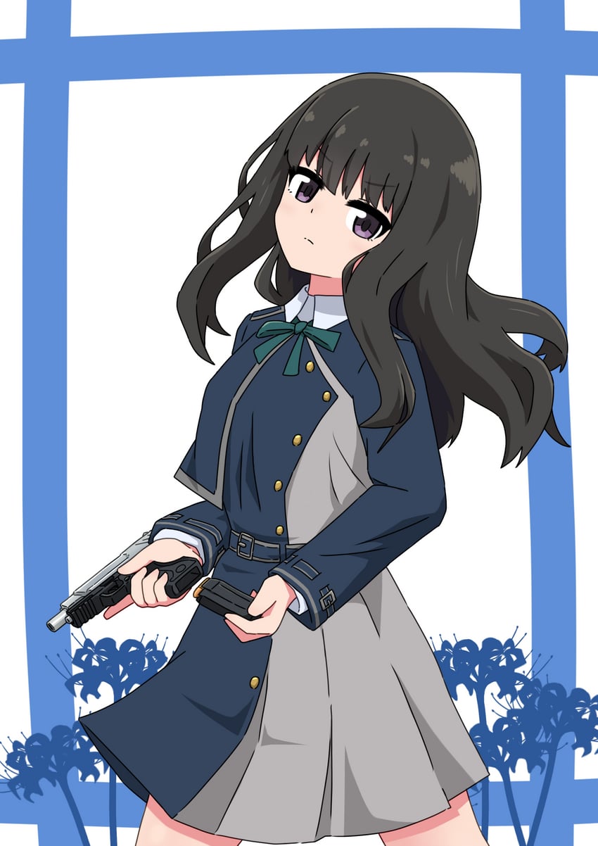 inoue takina (lycoris recoil) drawn by tokuchi919
