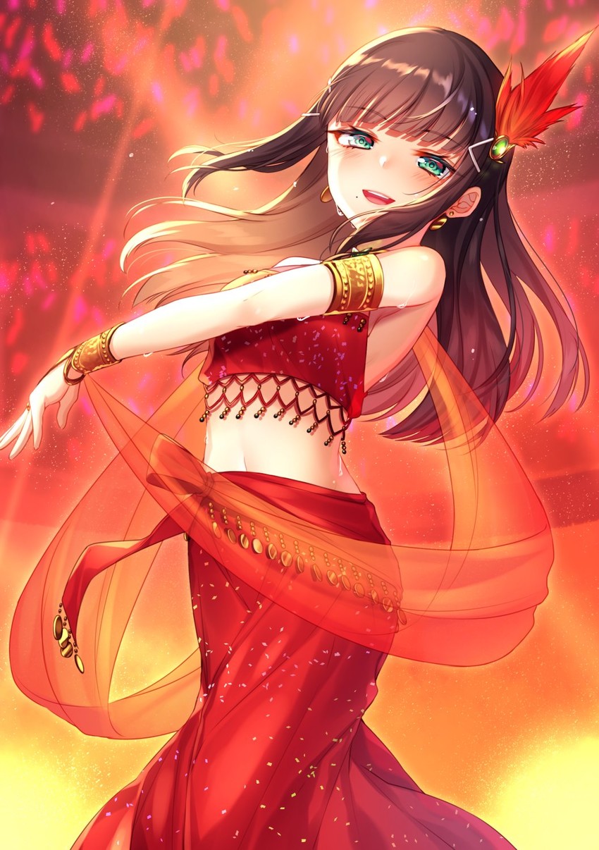 kurosawa dia (love live! and 1 more) drawn by moyui_(myi_005)