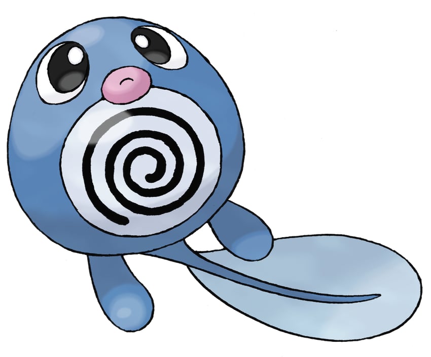 poliwag (pokemon and 1 more) drawn by sugimori_ken