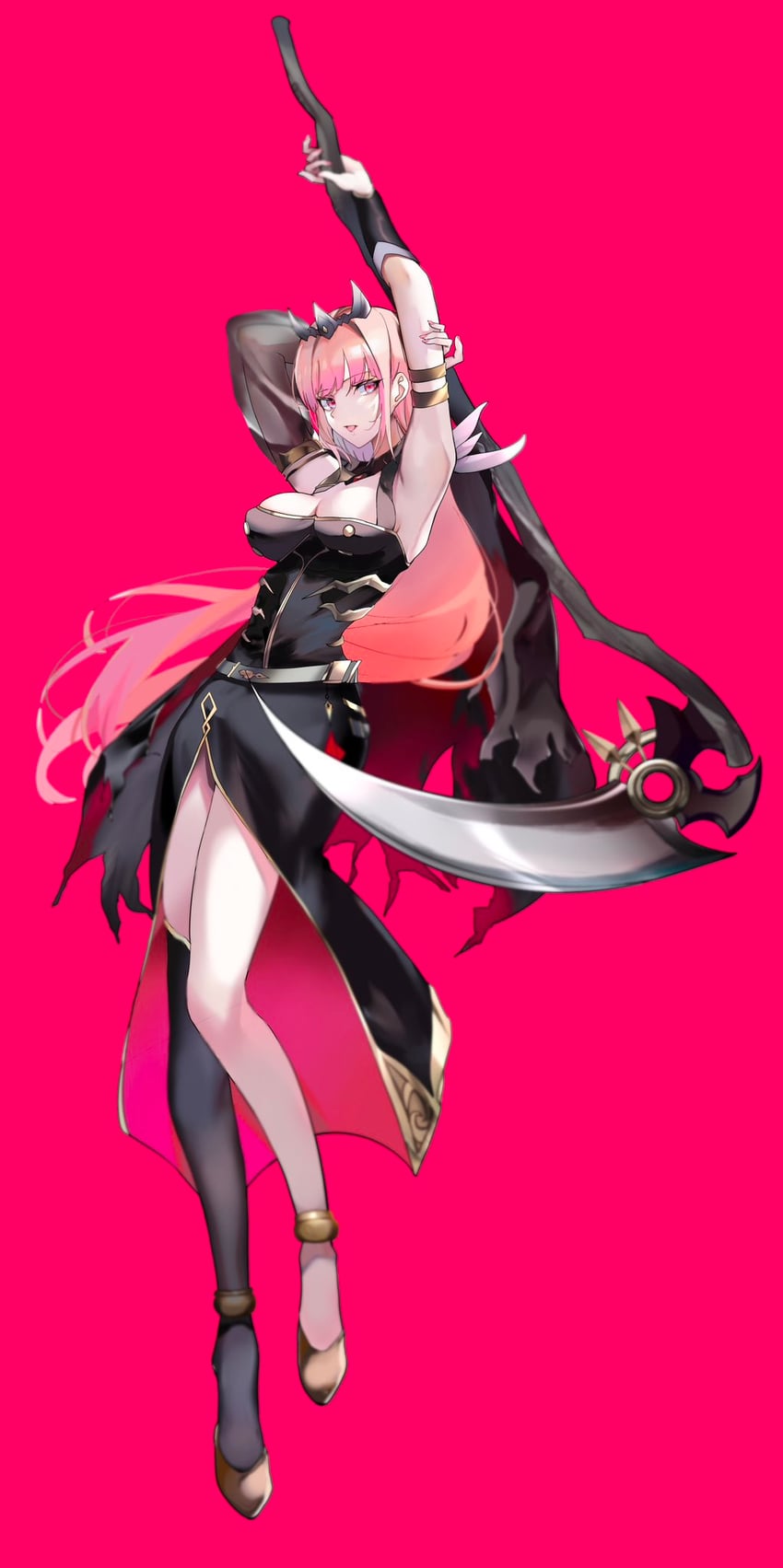 mori calliope (hololive and 1 more) drawn by caicos