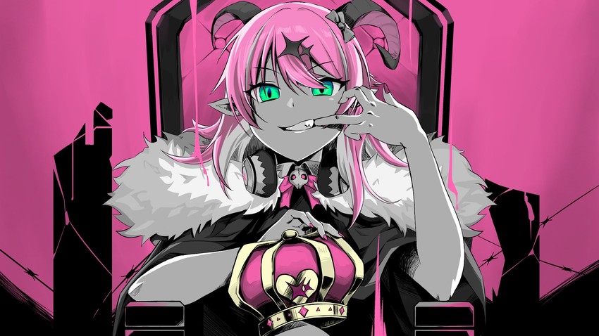mano aloe (hololive and 1 more) drawn by jjaga236