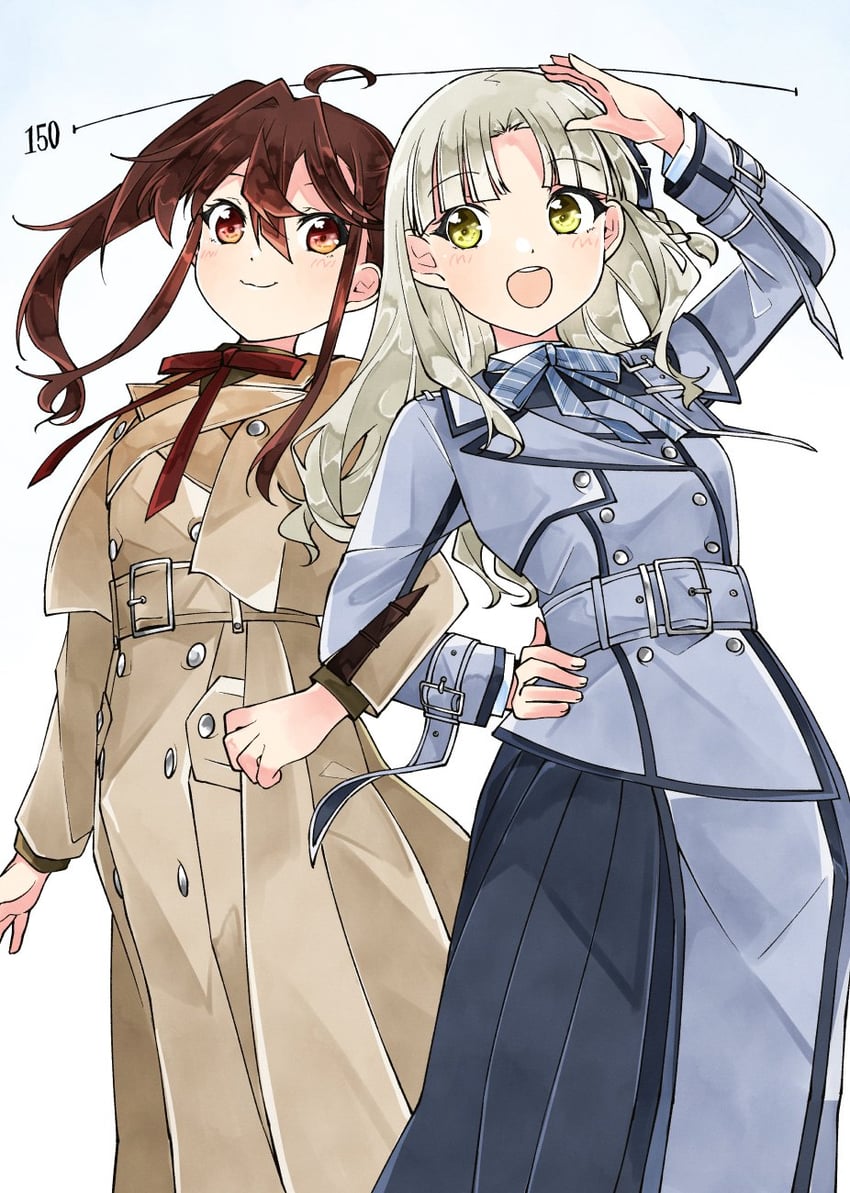 toda jun and nagamine kaede (22/7) drawn by trefle_r