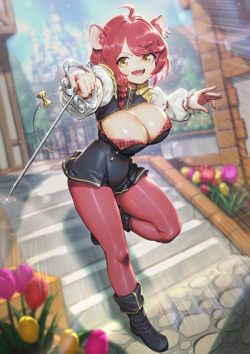 hatsunagi omochi (skycolor project) drawn by kionaoki