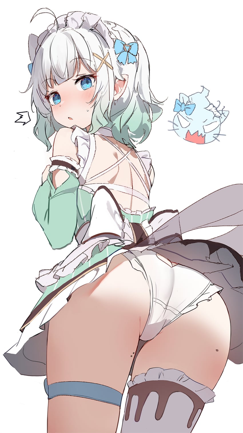 mint fantome and wisps (indie virtual youtuber) drawn by orobou
