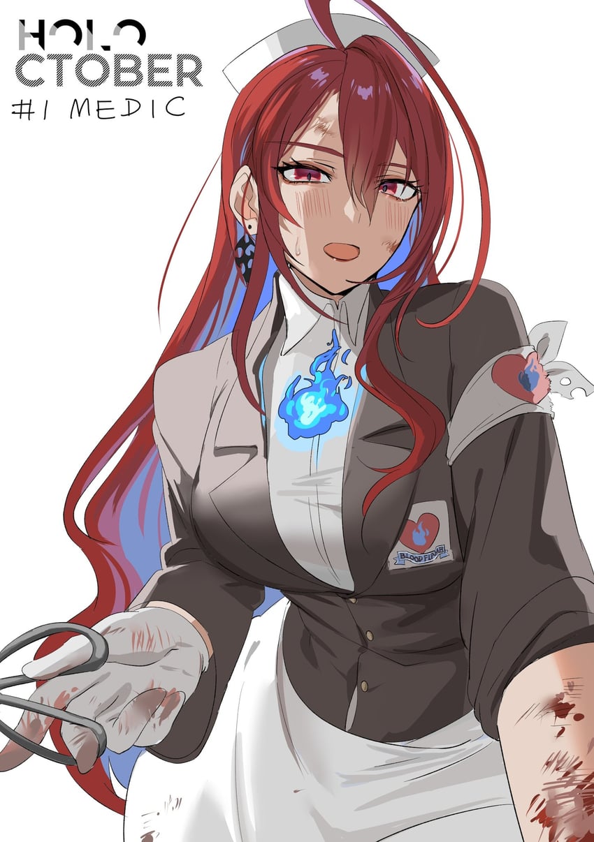 elizabeth rose bloodflame (hololive and 1 more) drawn by set7