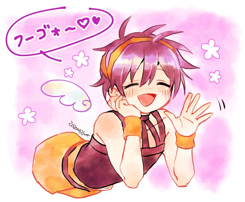 narancia ghirga (jojo no kimyou na bouken and 1 more) drawn by mikage_kazuki