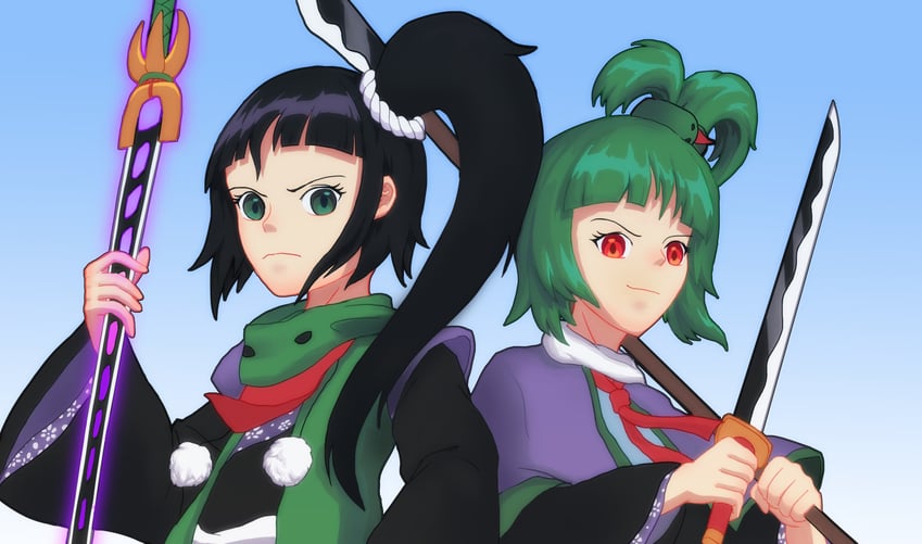 adagumo no saragimaru and adagumo no yaorochi (len'en)