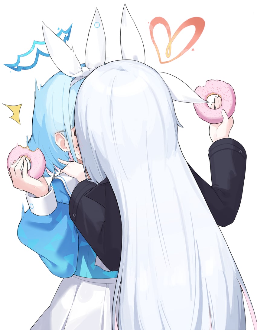 arona and plana (blue archive) drawn by ame_miya_ta