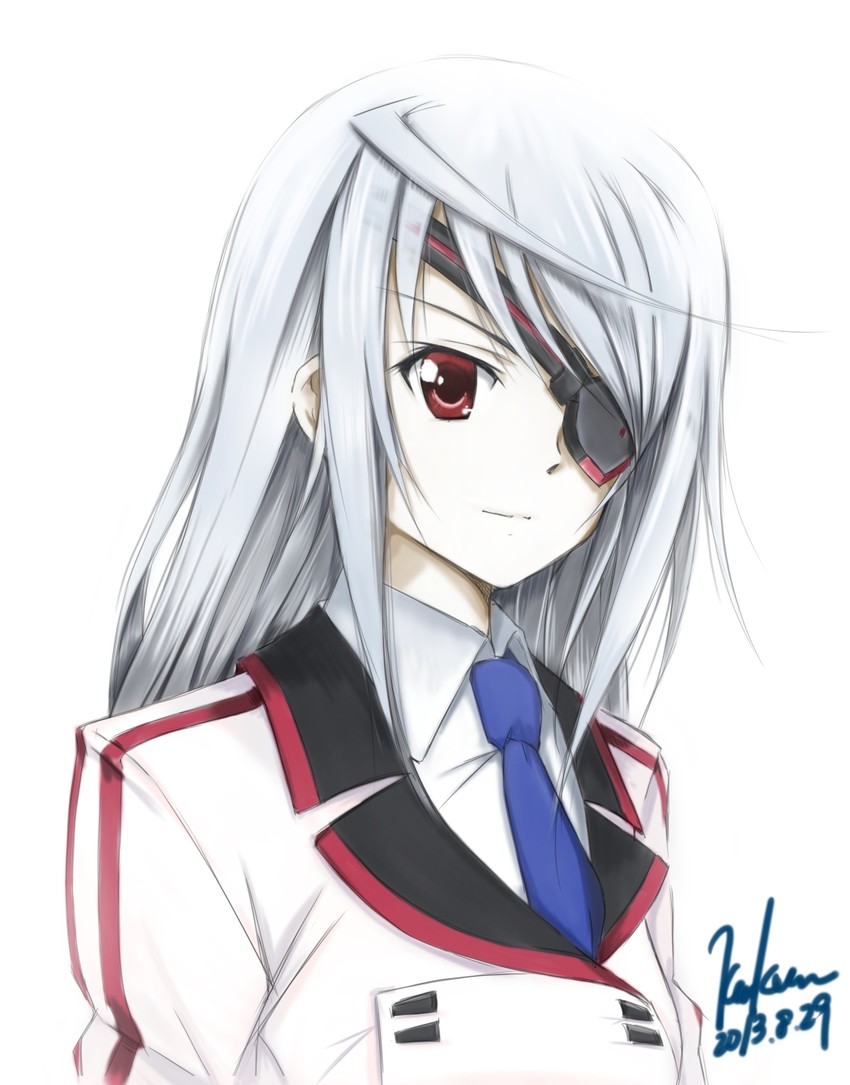 laura bodewig (infinite stratos) drawn by kem_kem