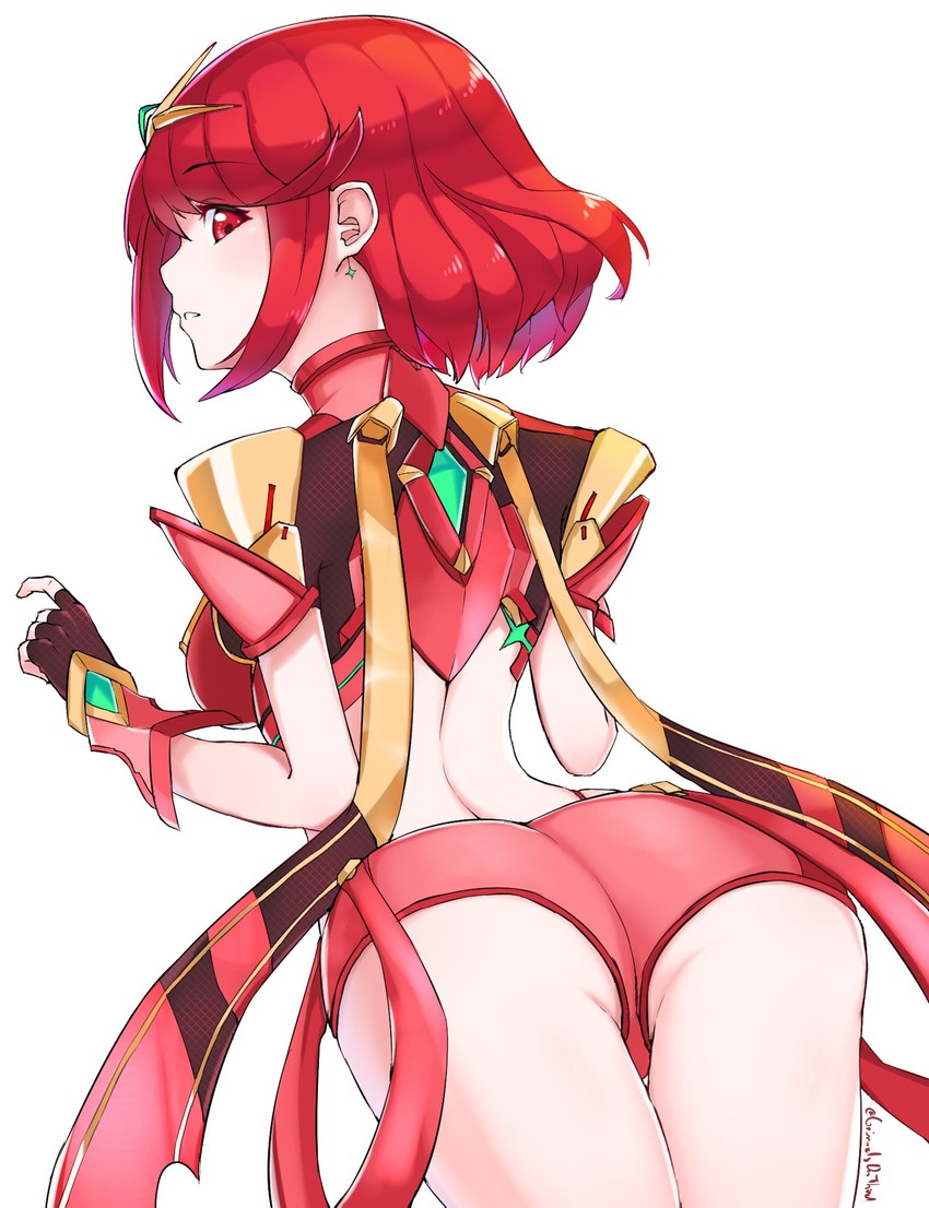 pyra (xenoblade chronicles and 1 more) drawn by grimmelsdathird