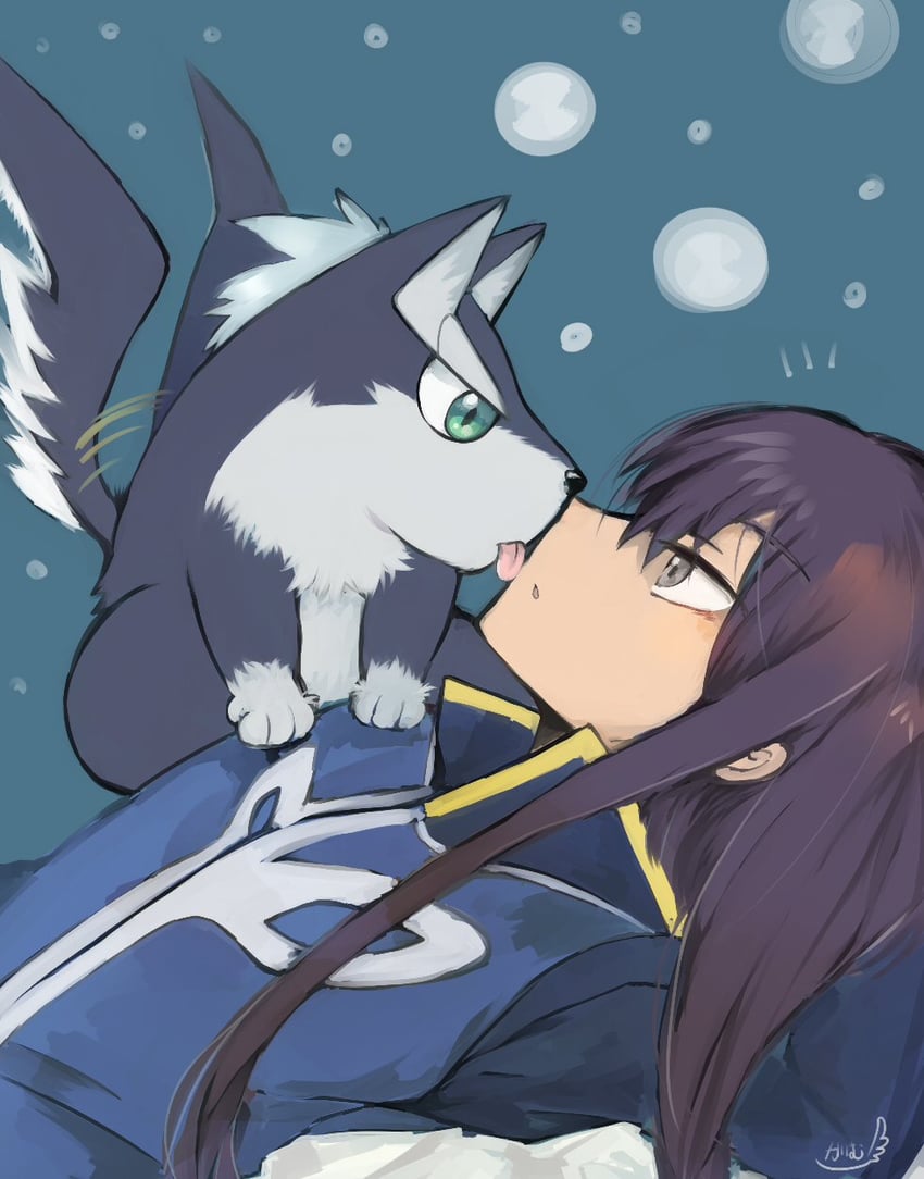 yuri lowell and repede (tales of and 2 more) drawn by gintyatyatyatya
