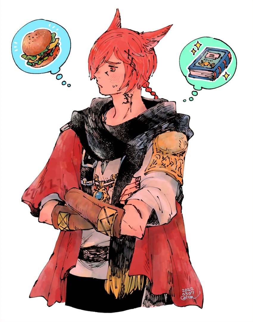 g'raha tia (final fantasy and 1 more) drawn by itowo_(itowc)