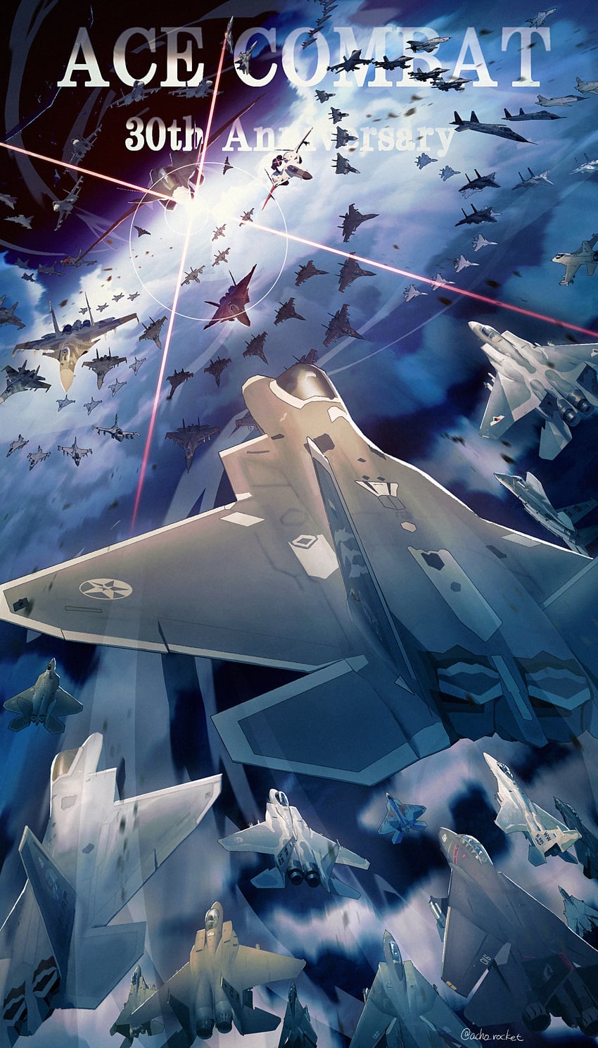 mobius 1, larry foulke, trigger, cipher, yellow 13, and 4 more (ace combat) drawn by onigiri_maru_(maruchosu)