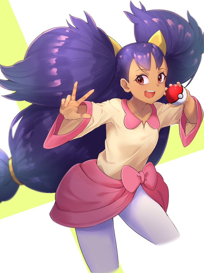 iris (pokemon and 1 more) drawn by m.tokotsu