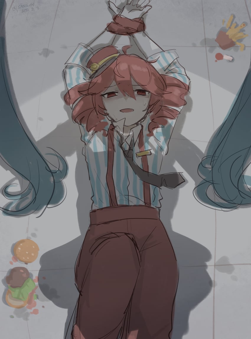 hatsune miku and kasane teto (vocaloid and 2 more) drawn by sang_yu_qwq