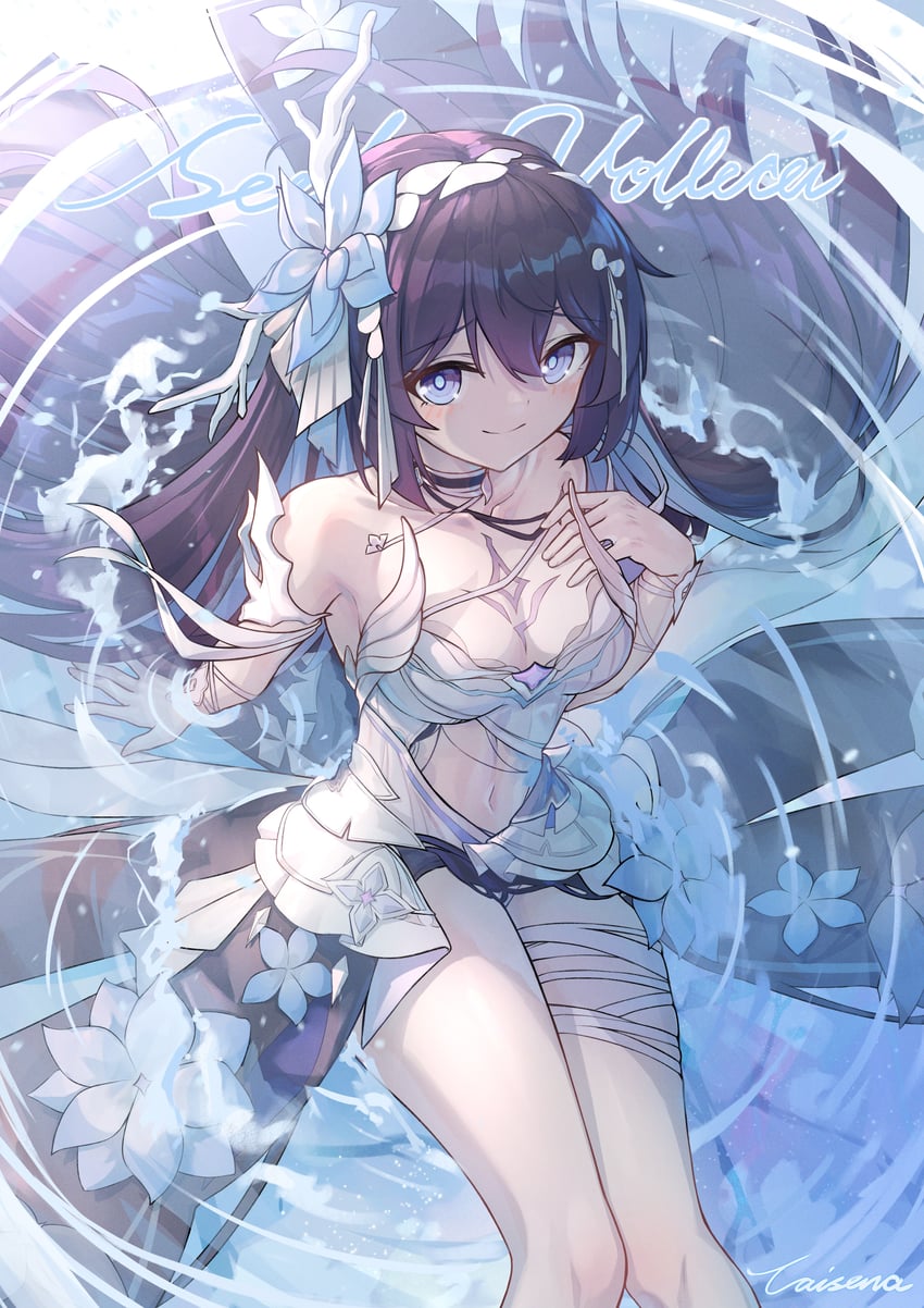 seele vollerei (honkai and 1 more) drawn by caisena