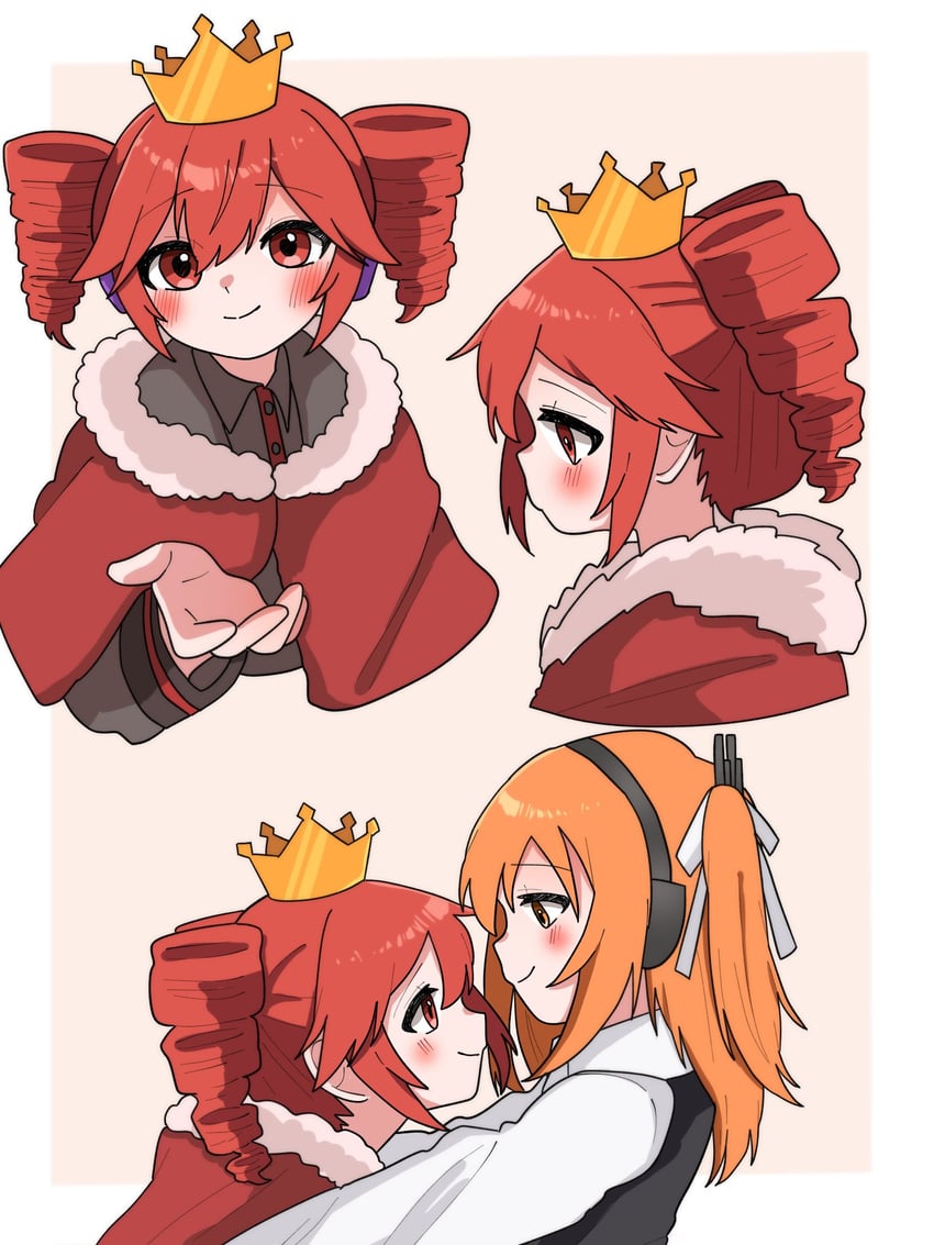 kasane teto and adachi rei (utau and 1 more) drawn by haru_maron