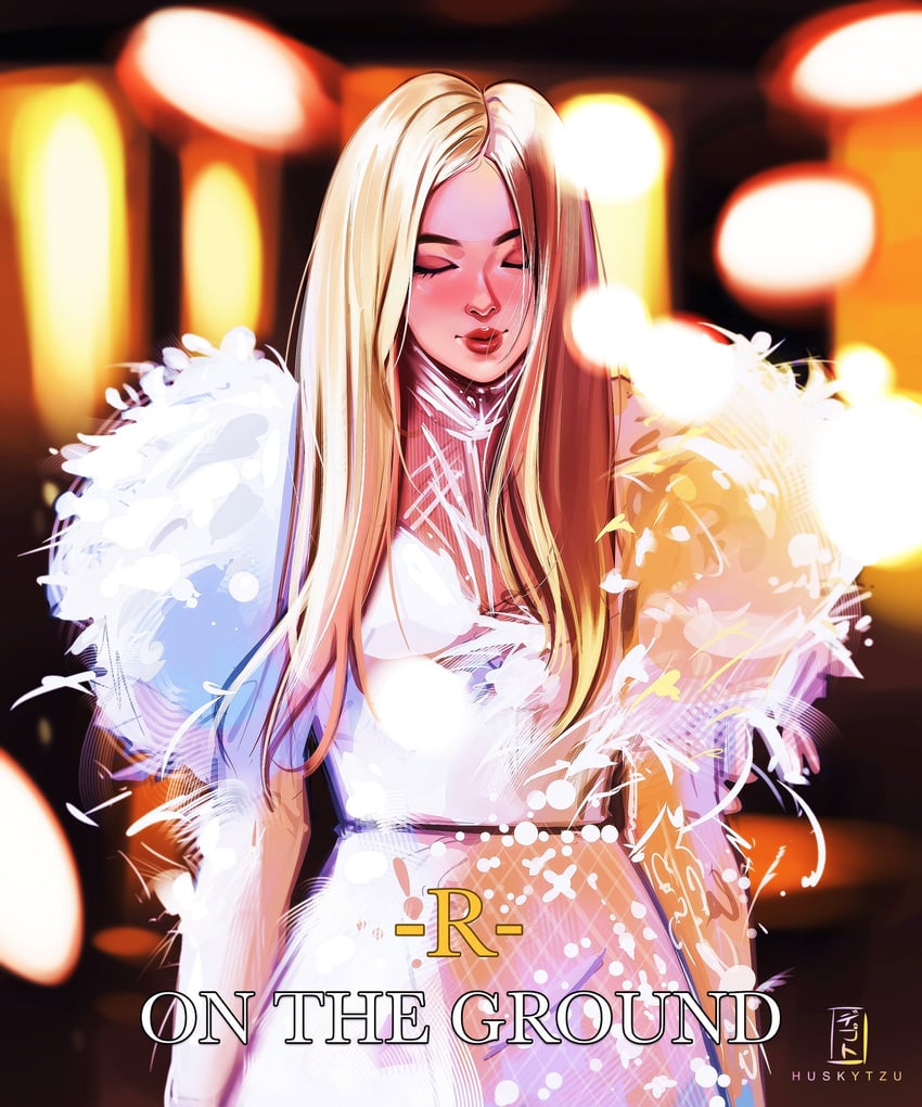 rose (real life and 1 more) drawn by husky_tzu