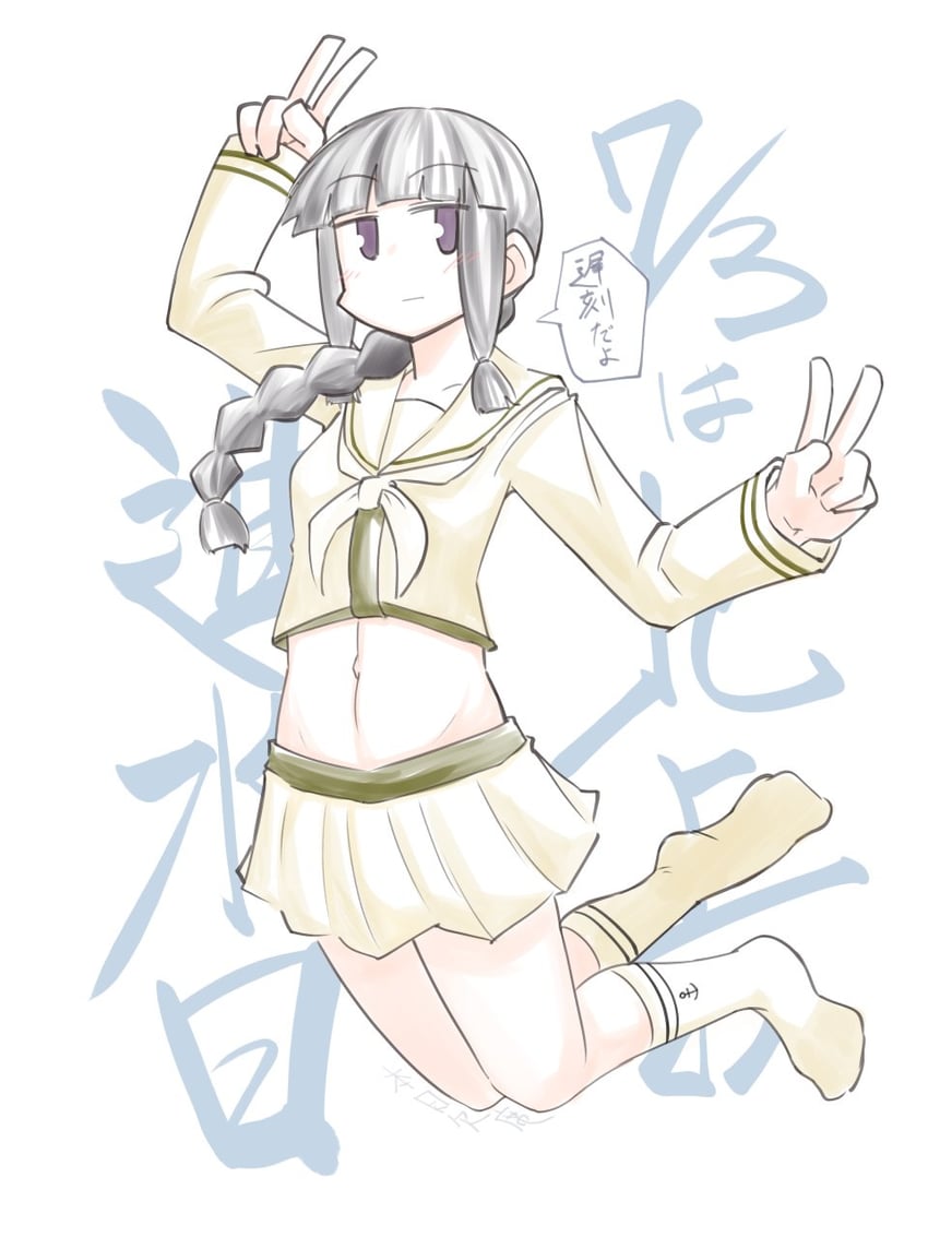 kitakami and kitakami kai ni (kantai collection) drawn by honketsu