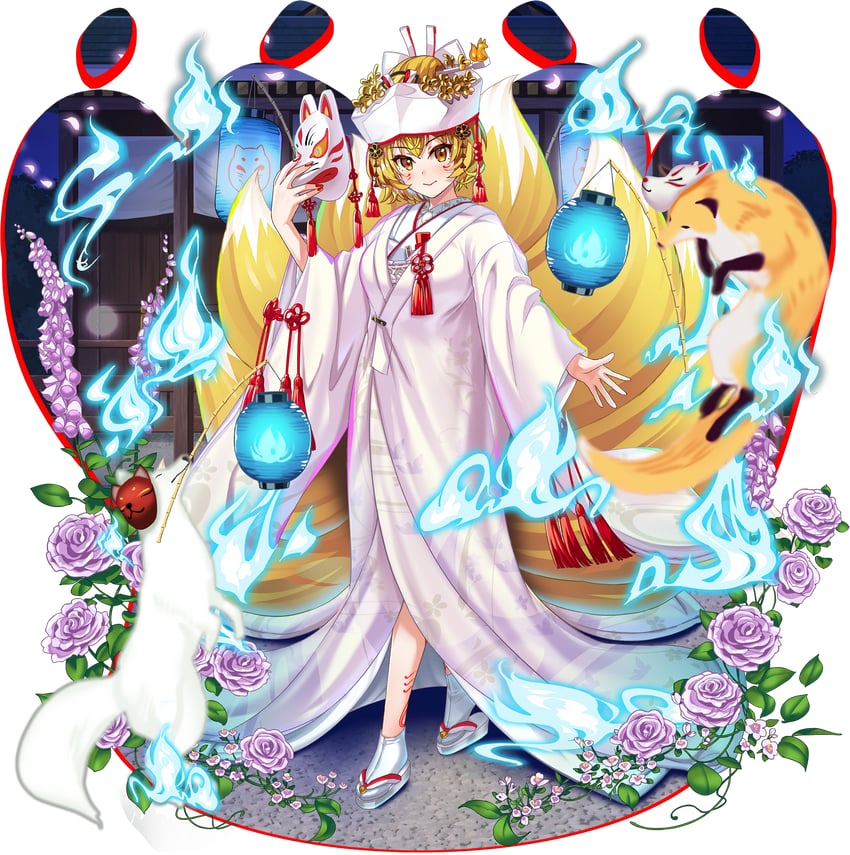 yakumo ran (touhou and 1 more) drawn by rotte_(1109)