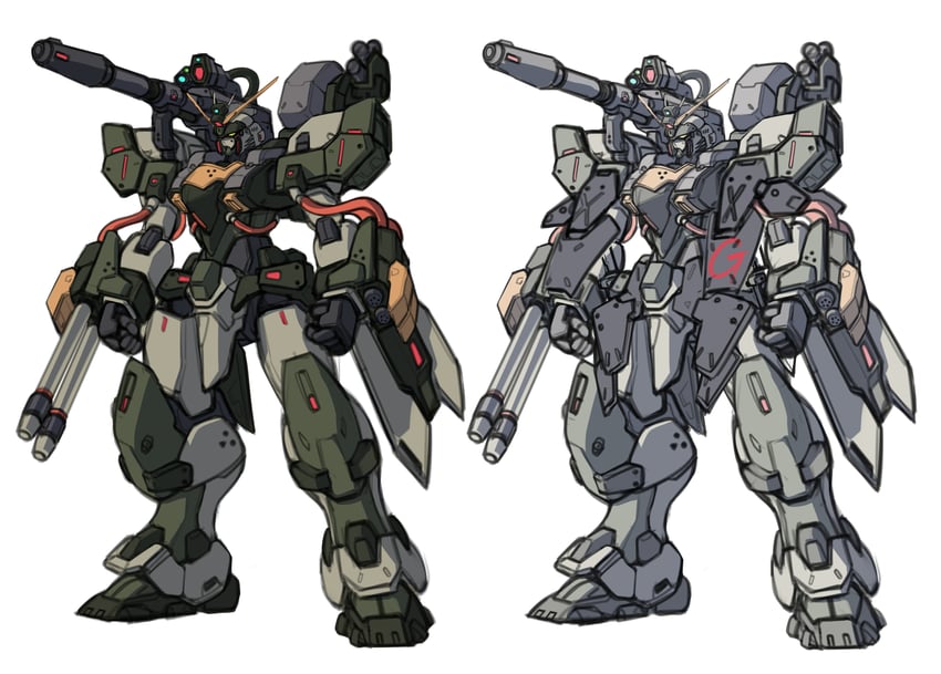 god gundam and command gundam (gundam and 2 more) drawn by haganef