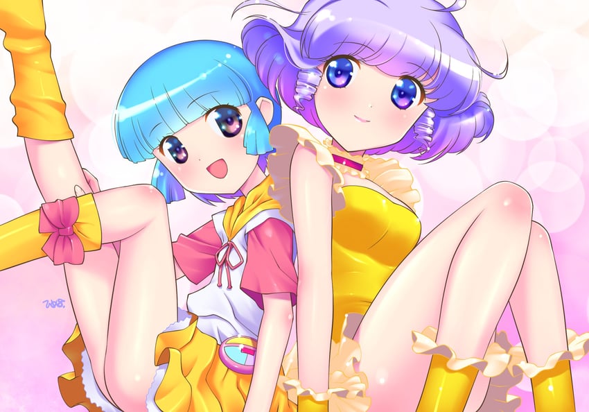 morisawa yuu and creamy mami (mahou no tenshi creamy mami) drawn by himehachi_(hime8manga)