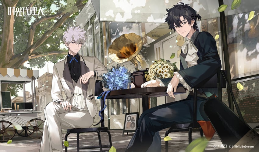 cheng xiaoshi and lu guang (shiguang dailiren) drawn by ameinu