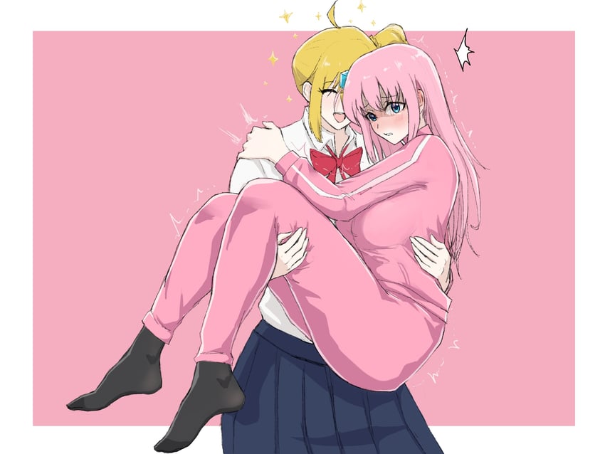 gotoh hitori and ijichi nijika (bocchi the rock!) drawn by inuitakumi49