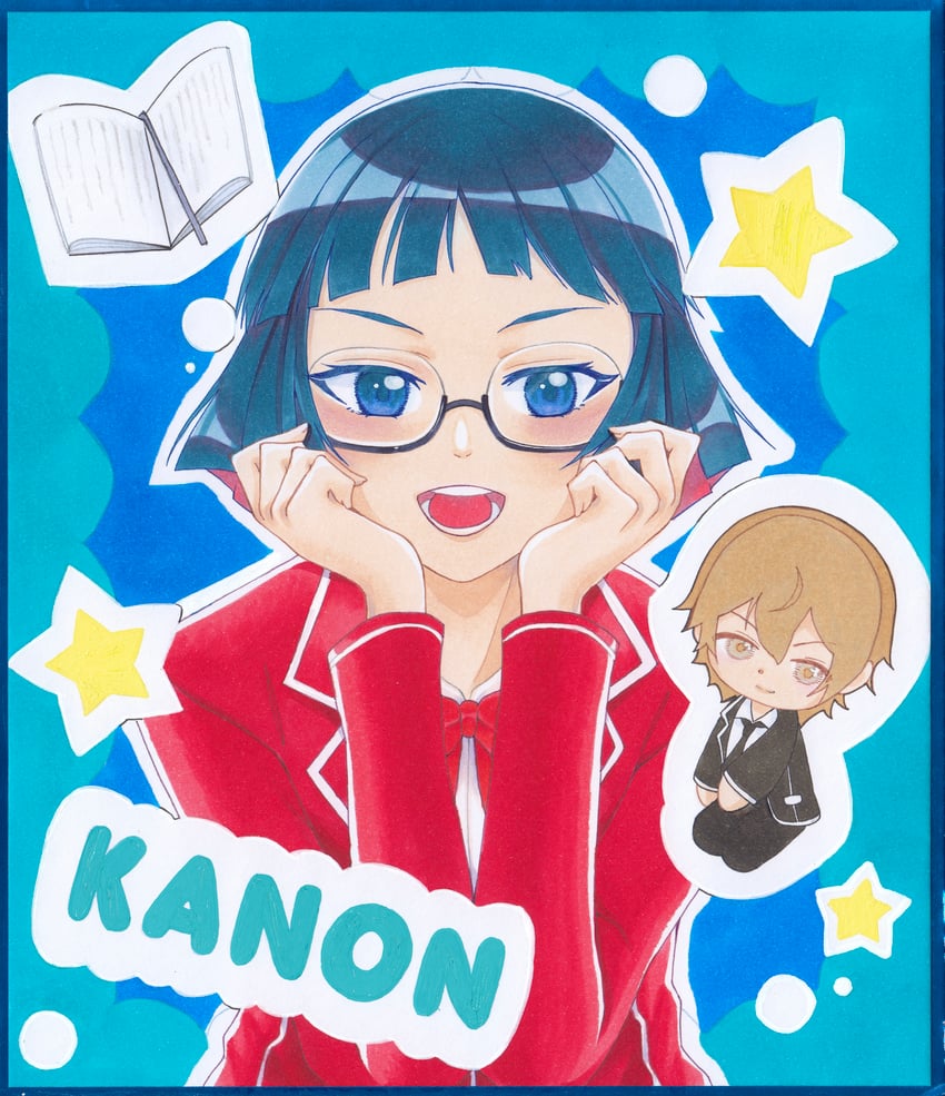 kusama kanon and samukawa yahiro (guilty crown) drawn by sarina_(tosiyukiryousuke)