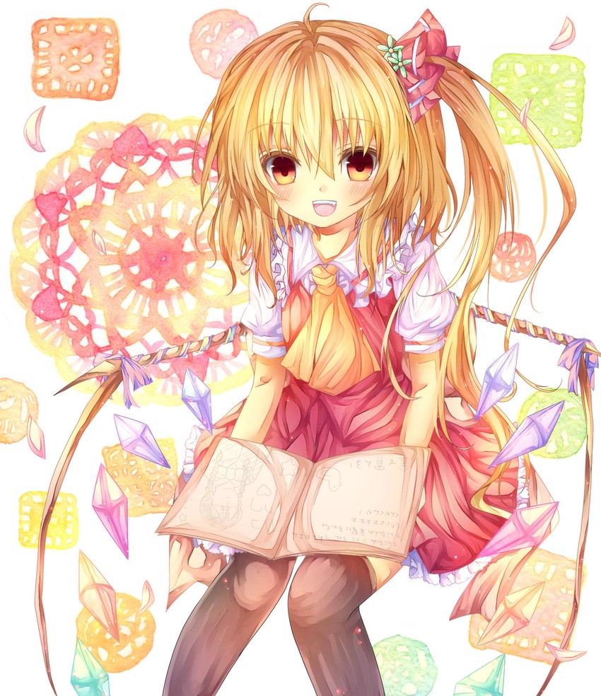 flandre scarlet (touhou) drawn by coa_(chroo_x) and nanase_nao