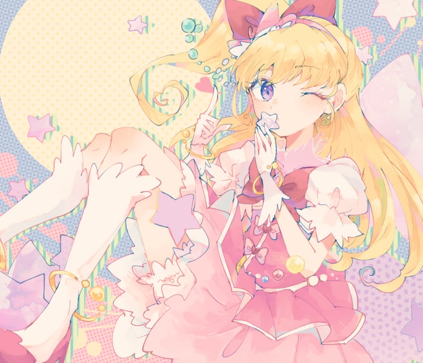 asahina mirai and cure miracle (precure and 1 more) drawn by itomugi-kun