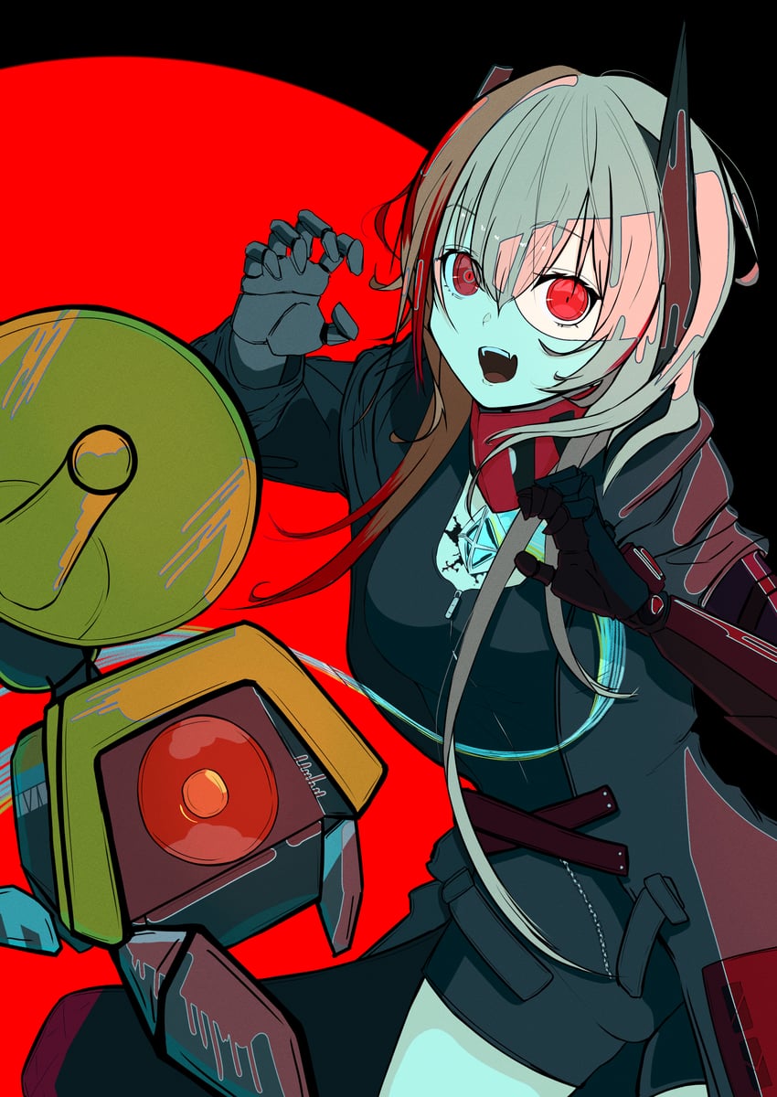 m4 sopmod ii and banana (girls' frontline) drawn by ryunosuke_nikaido