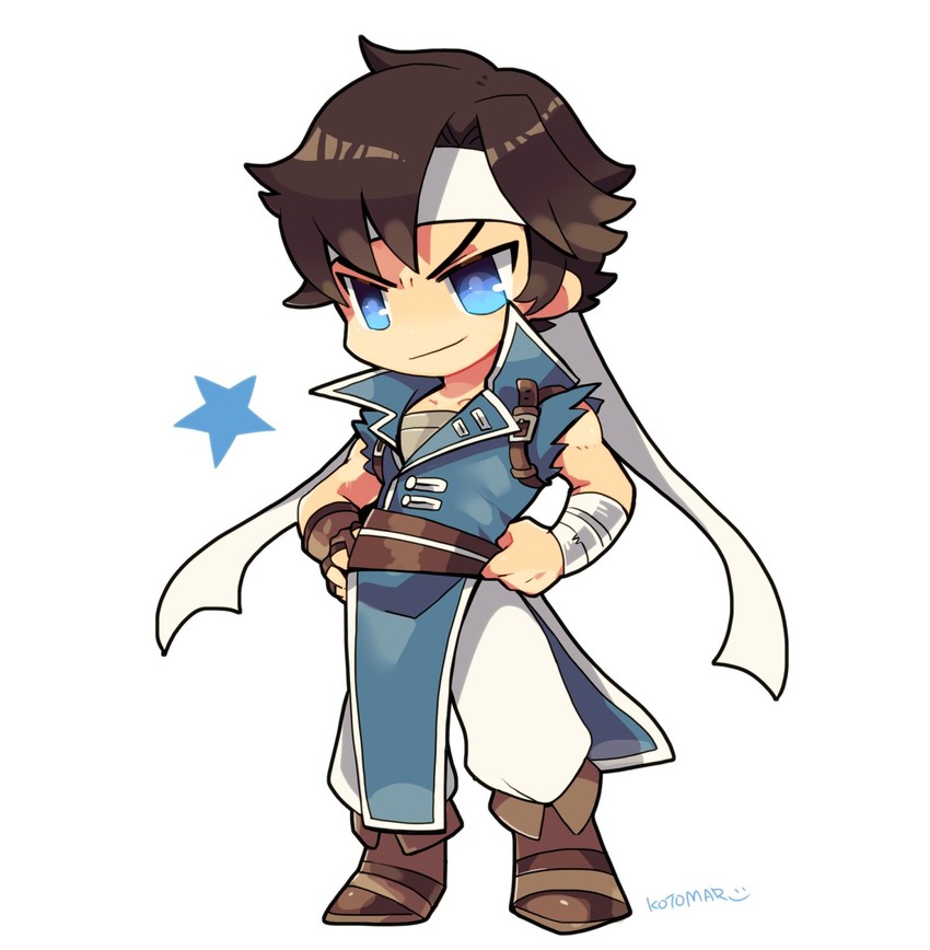richter belmont (super smash bros. and 2 more) drawn by kotorai