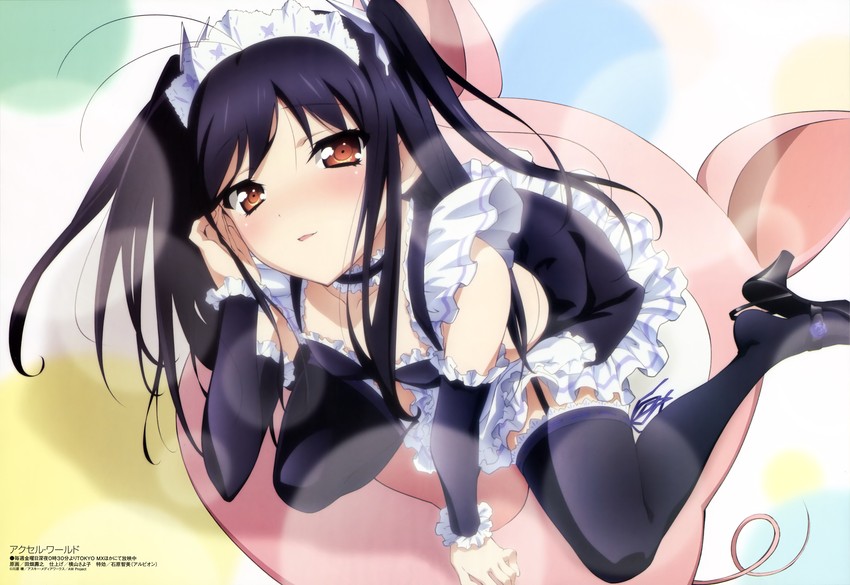 kuroyukihime (megami magazine and 1 more) drawn by tabata_hisayuki