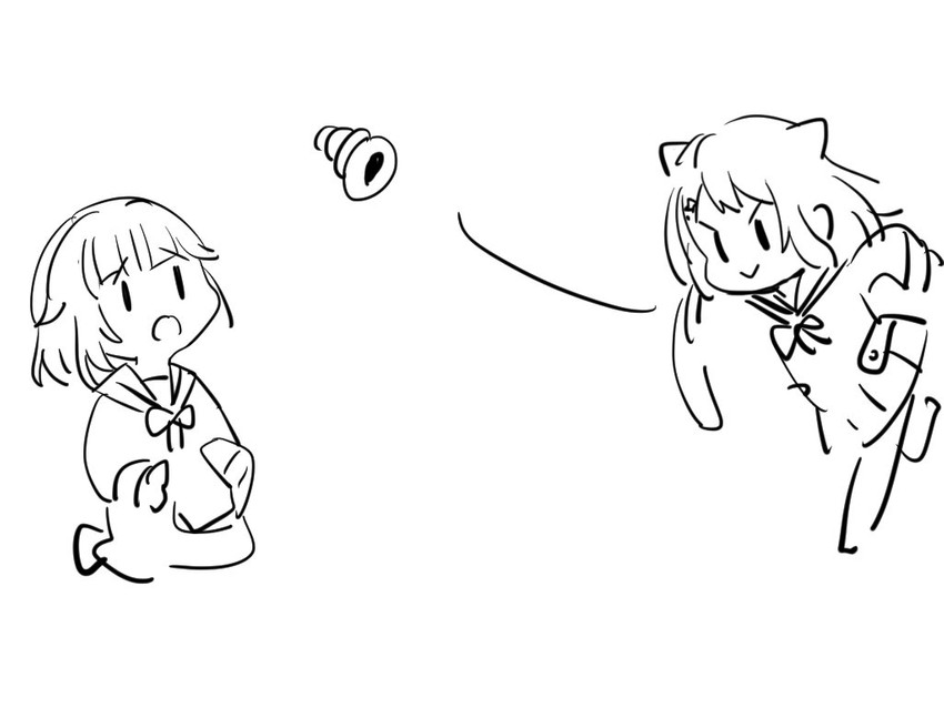 toyama kasumi and ushigome rimi (bang dream!) drawn by bd_ayknn